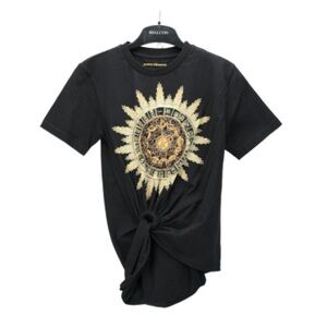Paco Rabanne Black and Gold Sunburst Tee